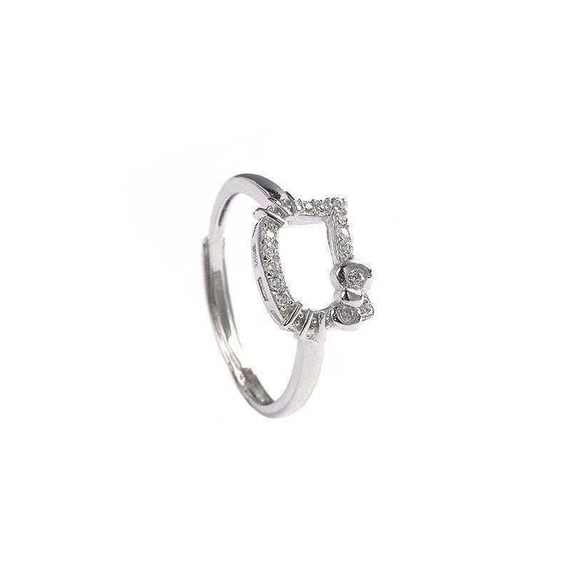 Cartoon Kitty Cat Diamond Necklace Fashion Girl Heart Student Girlfriend Clavicle Chain Niche Design Sense Woolen Chain